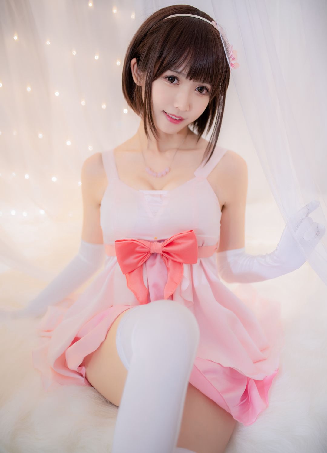 白银81cosplay超污18禁大尺度翘臀丁字裤白丝写真