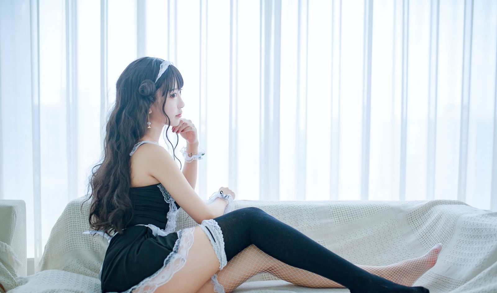 大尺度cos性感情趣内衣诱惑丝袜写真高清COSPLAY