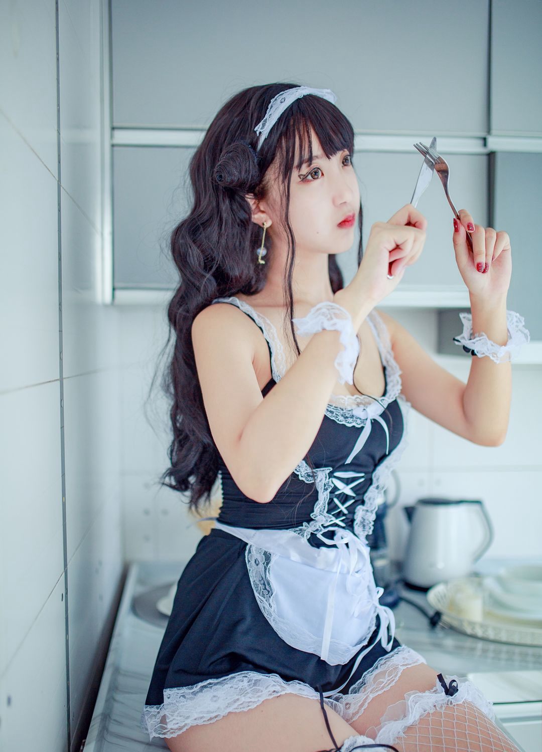 大尺度cos性感情趣内衣诱惑丝袜写真高清COSPLAY