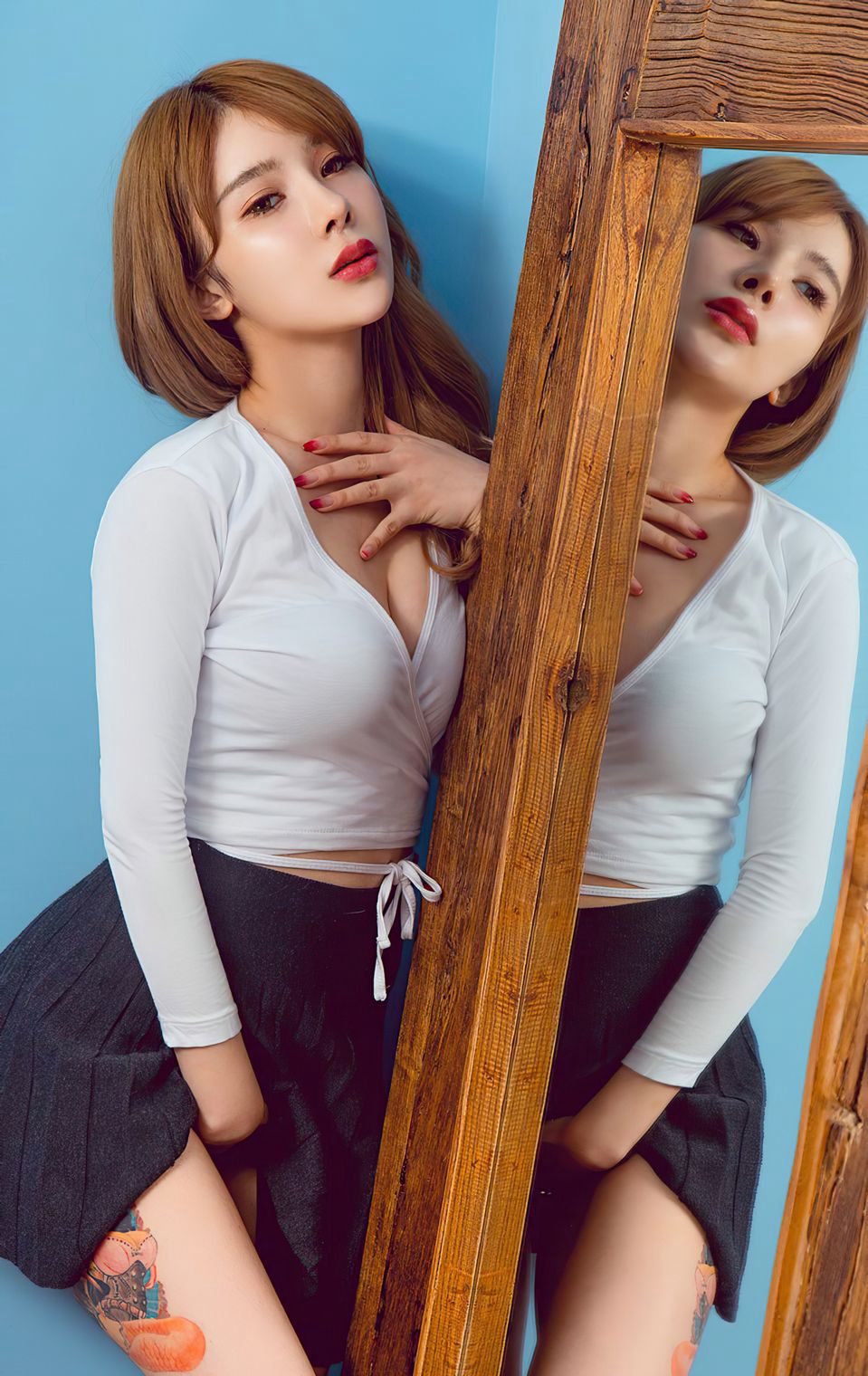 左函漪完美翘臀丁字裤诱惑撅臀性感高清大奶