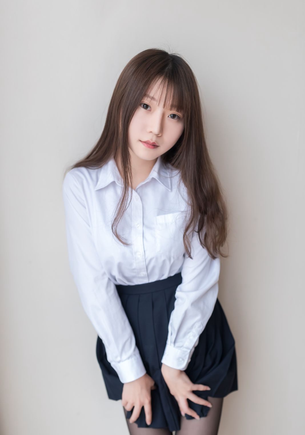 性感制服Cosplay美女大尺度香草喵露露黑丝图