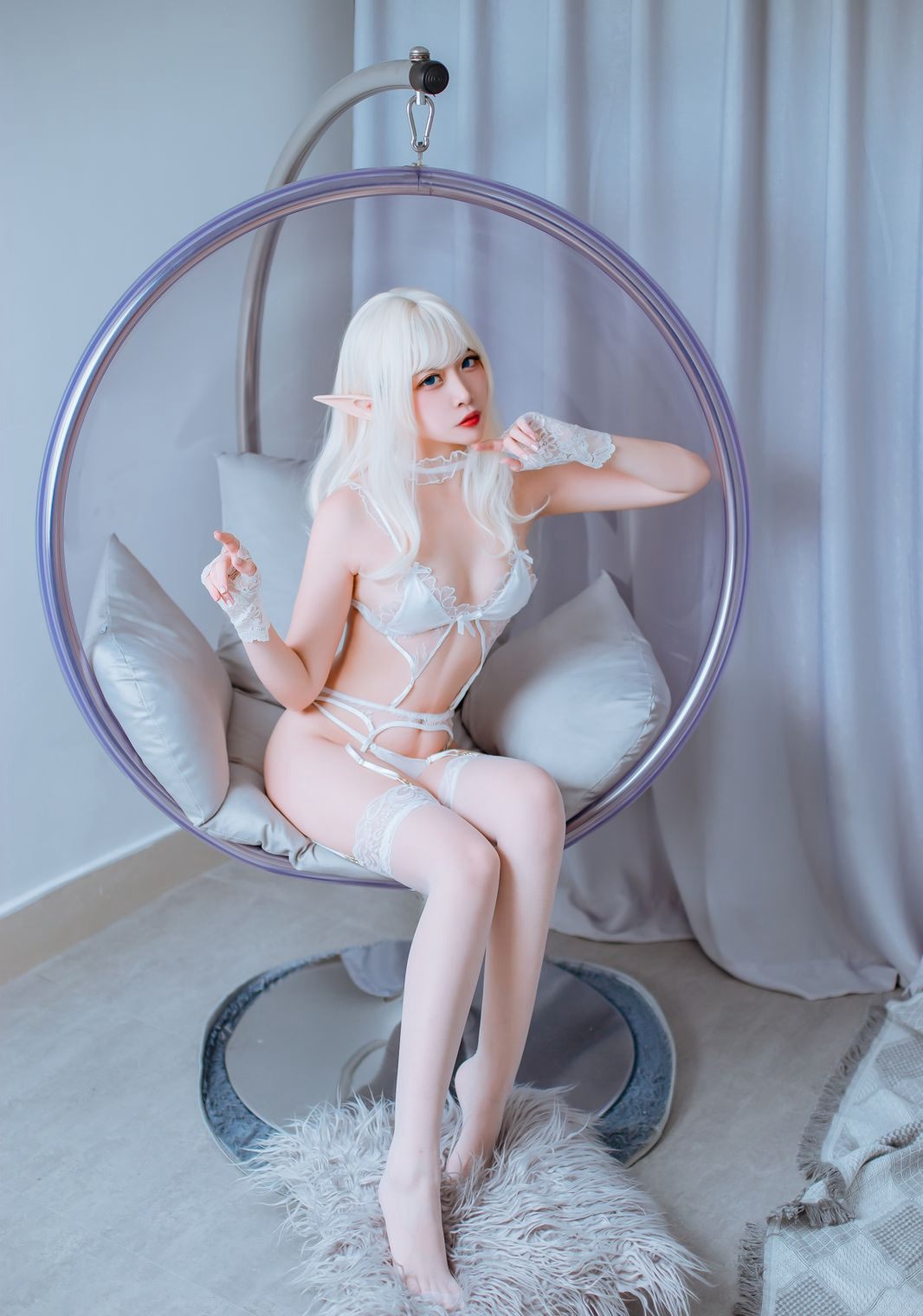 大尺度cos美女二佐诱惑白丝美腿丰满巨乳