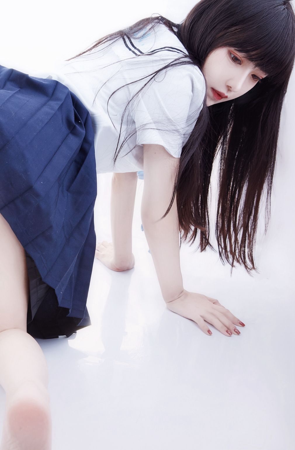 性感大尺度cos美女jk制服美腿短裙写真