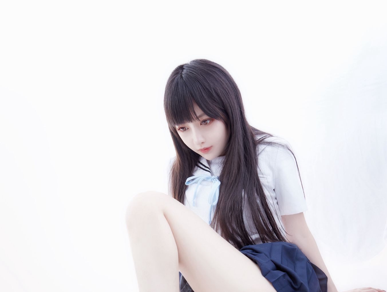 性感大尺度cos美女jk制服美腿短裙写真