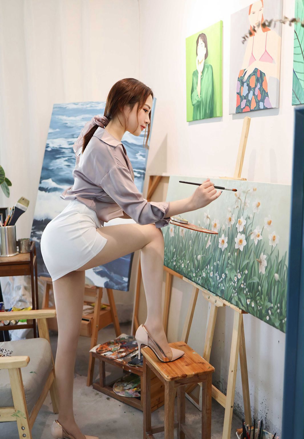 蛋糕cake丰满嫩白大奶美女性感大圆臀丁字裤高清图