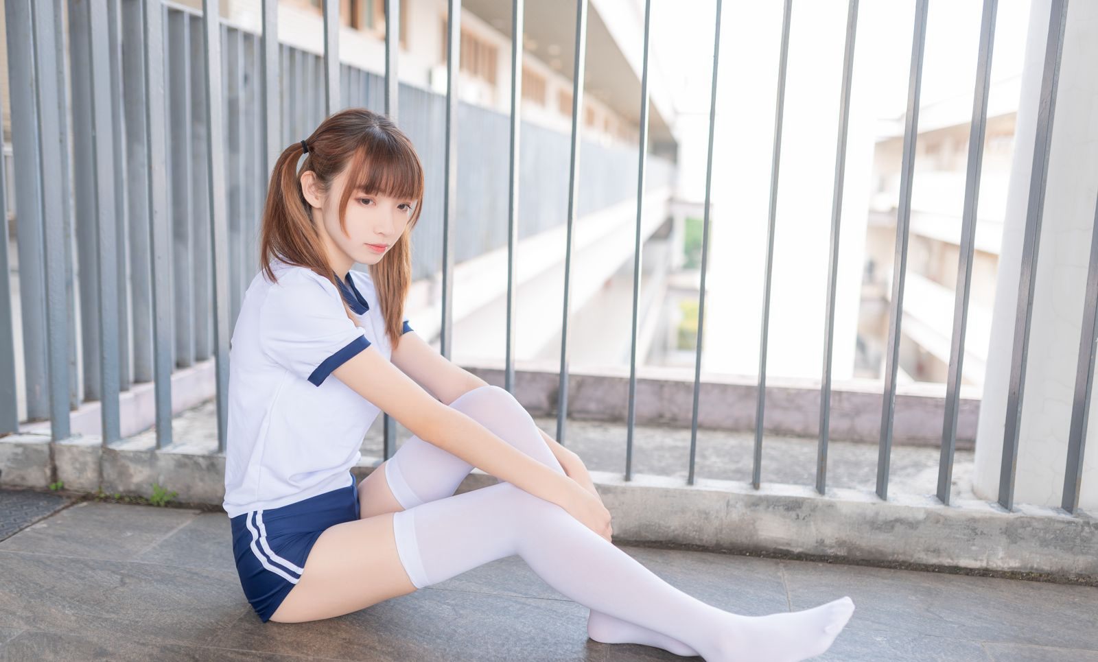 白丝jk美女喵糖映画性感长腿双马尾Cosplay美女