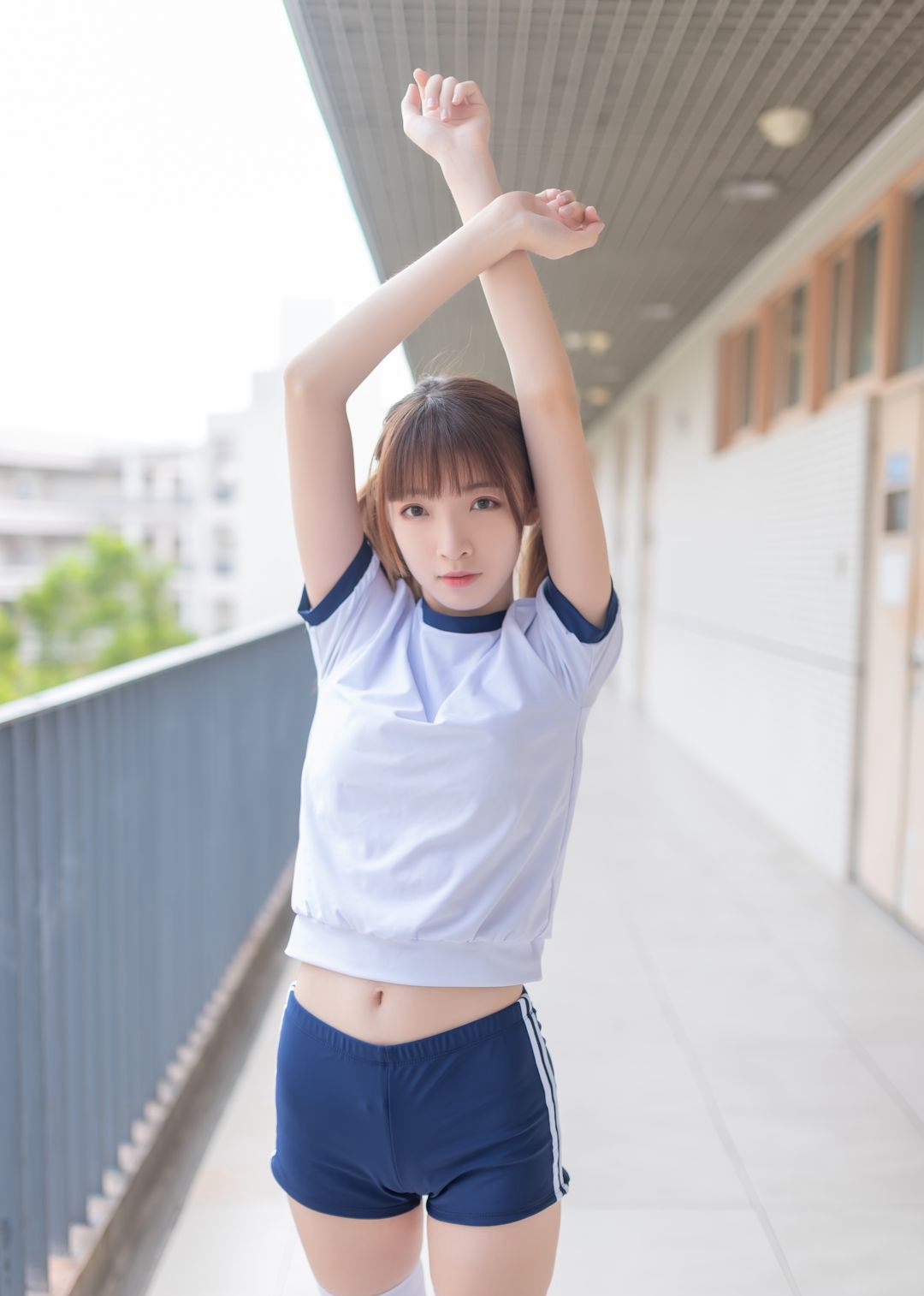 白丝jk美女喵糖映画性感长腿双马尾Cosplay美女