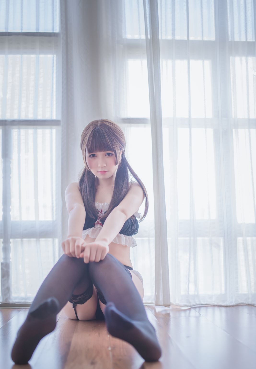 黑丝袜情趣jk白丝诱惑Cosplay性感蕾丝美腿大尺度福利