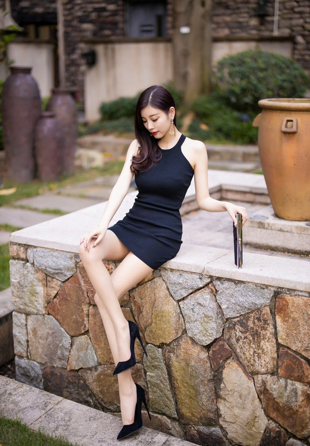 性感秘书杨晨晨sugar肉色丝袜超长性感美腿高跟人体