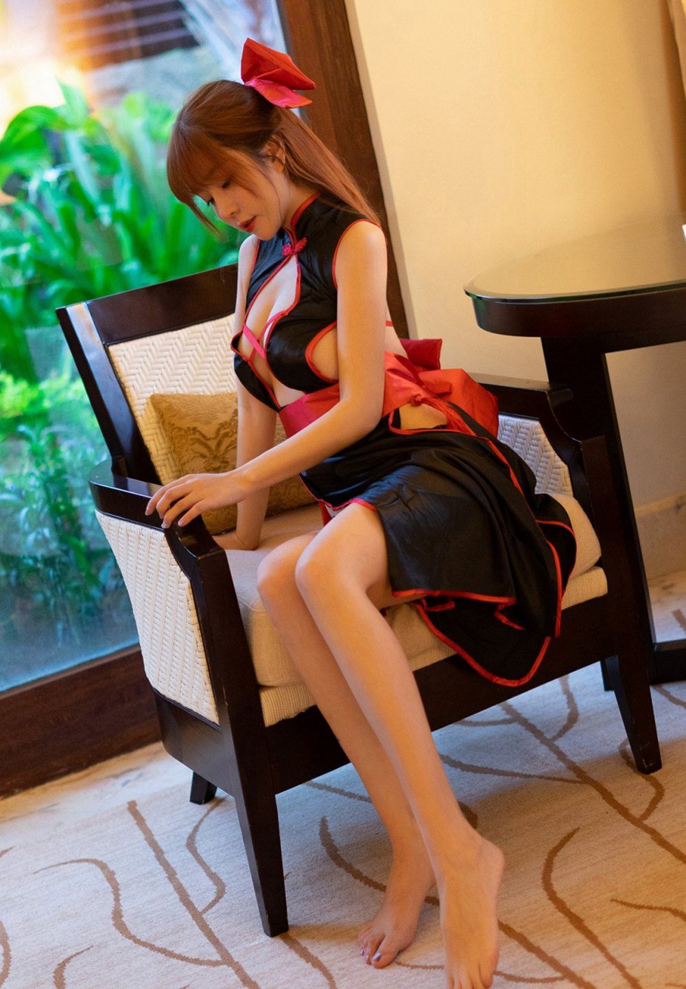 王雨纯高翘臀姿势诱惑丰满大奶美女少妇性感情趣写真