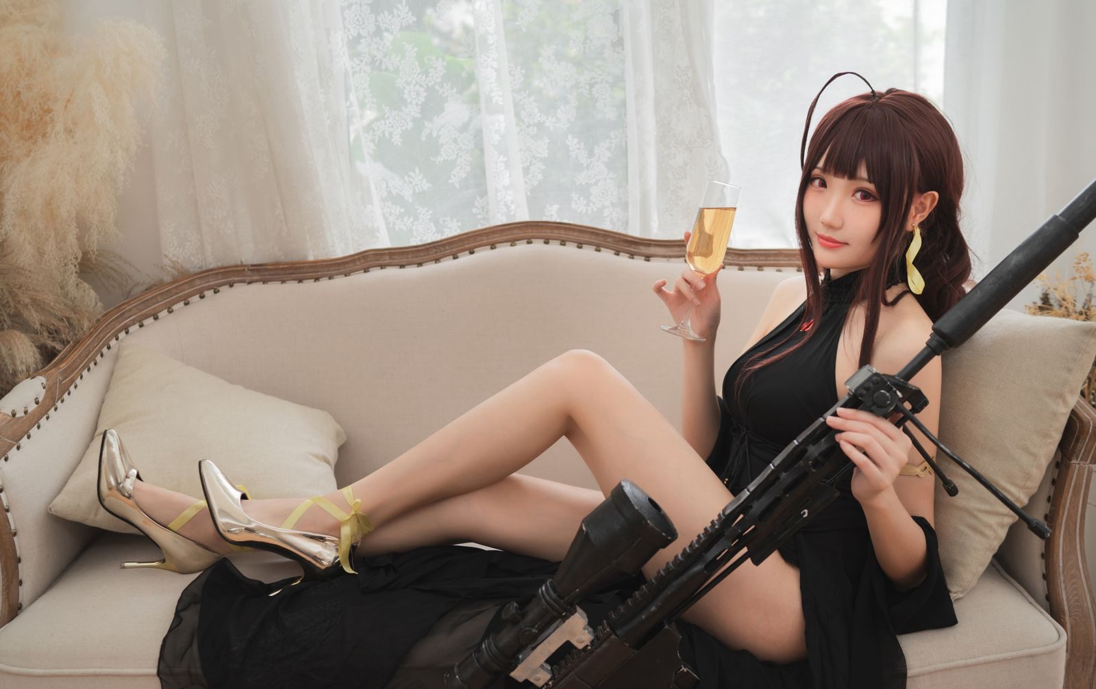 瓜希酱2020美腿高跟性感Cosplay超污大尺度高清图
