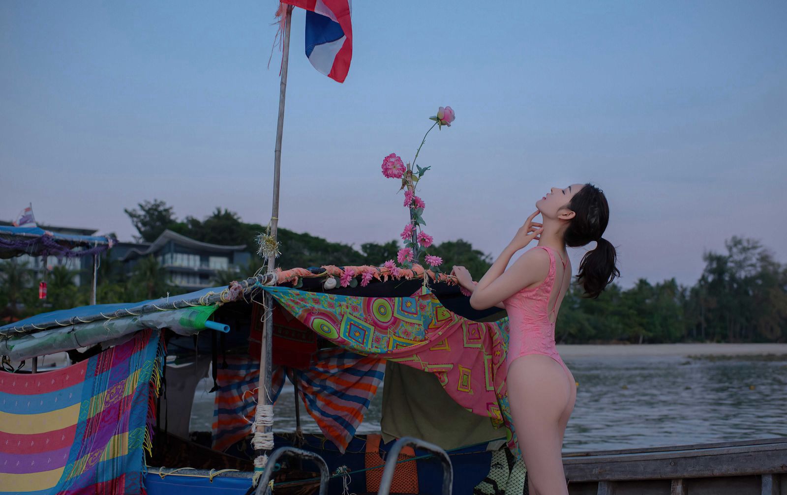 沈梦瑶2020最新图集海边性感丁字裤比基尼诱惑臀控福利