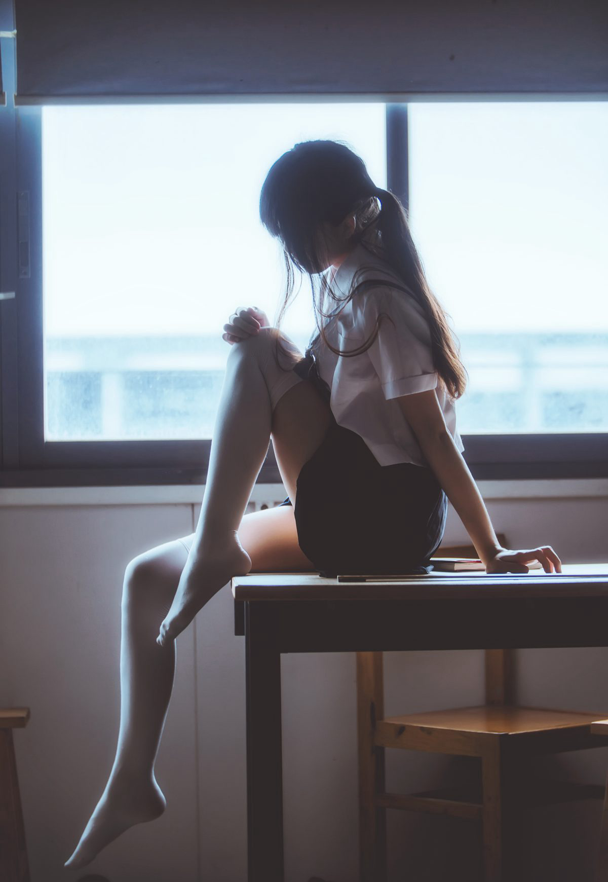 桜桃喵2020大尺度图集性感白丝美腿高清套图