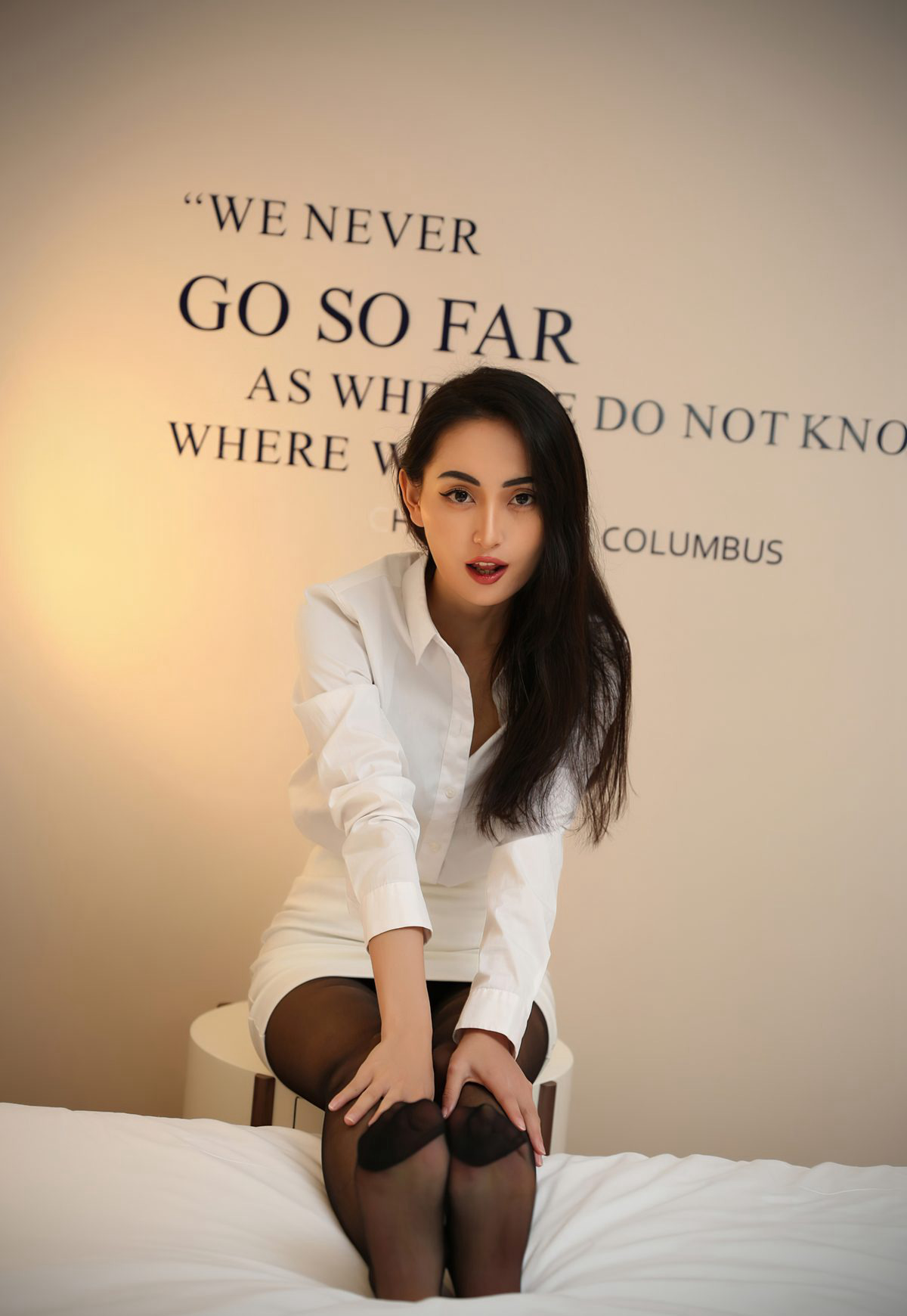 黑丝制服性感秘书陈舒羽2020高清性感图集