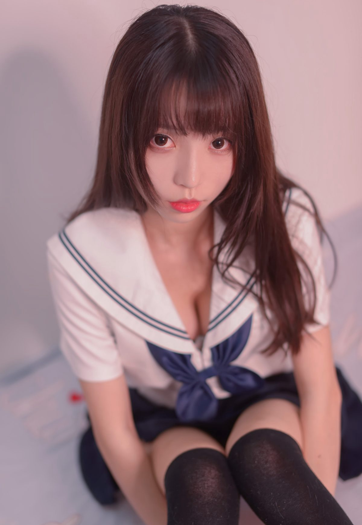 白易子教主JK制服诱惑性感黑丝诱惑cosplay污图