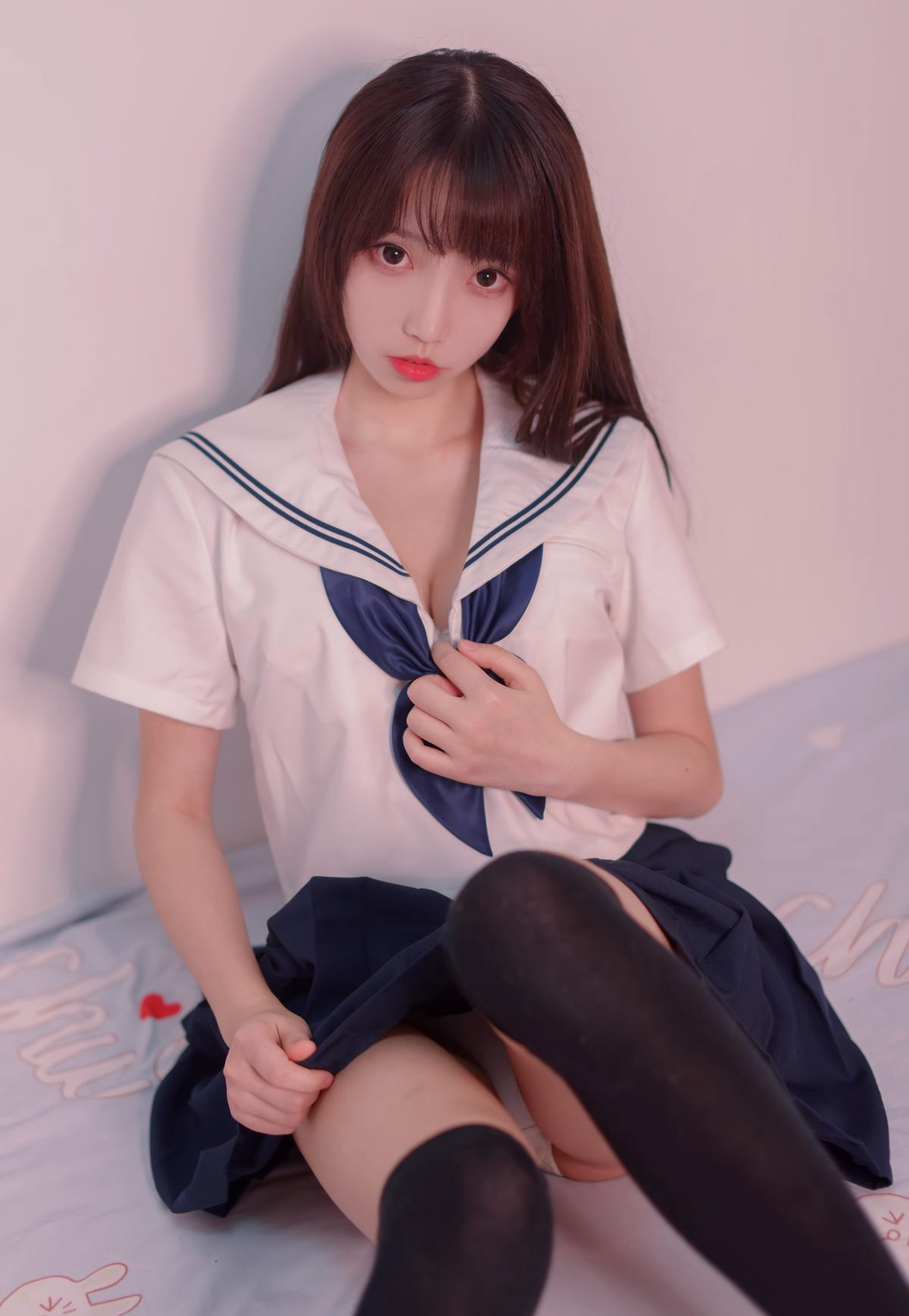 白易子教主JK制服诱惑性感黑丝诱惑cosplay污图