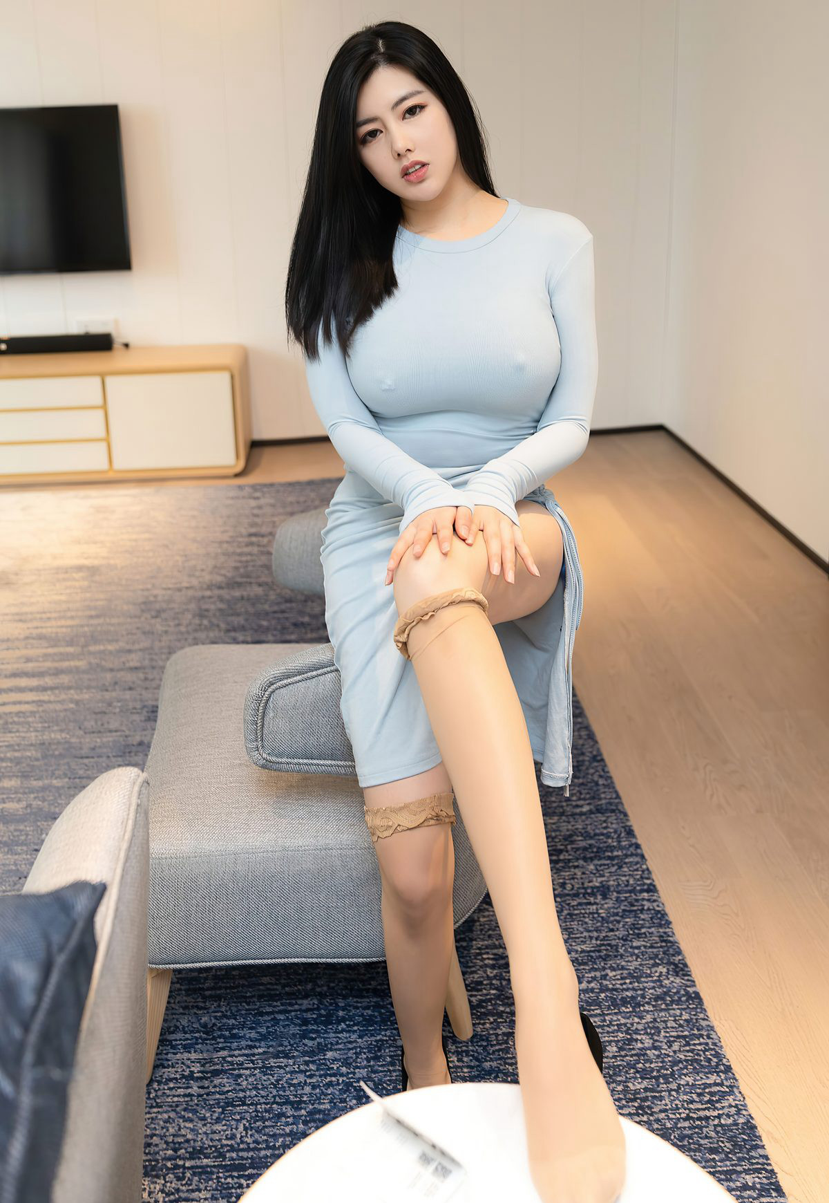 尤蜜荟2021娜露Selena性感肉丝美腿高跟大胸美少妇