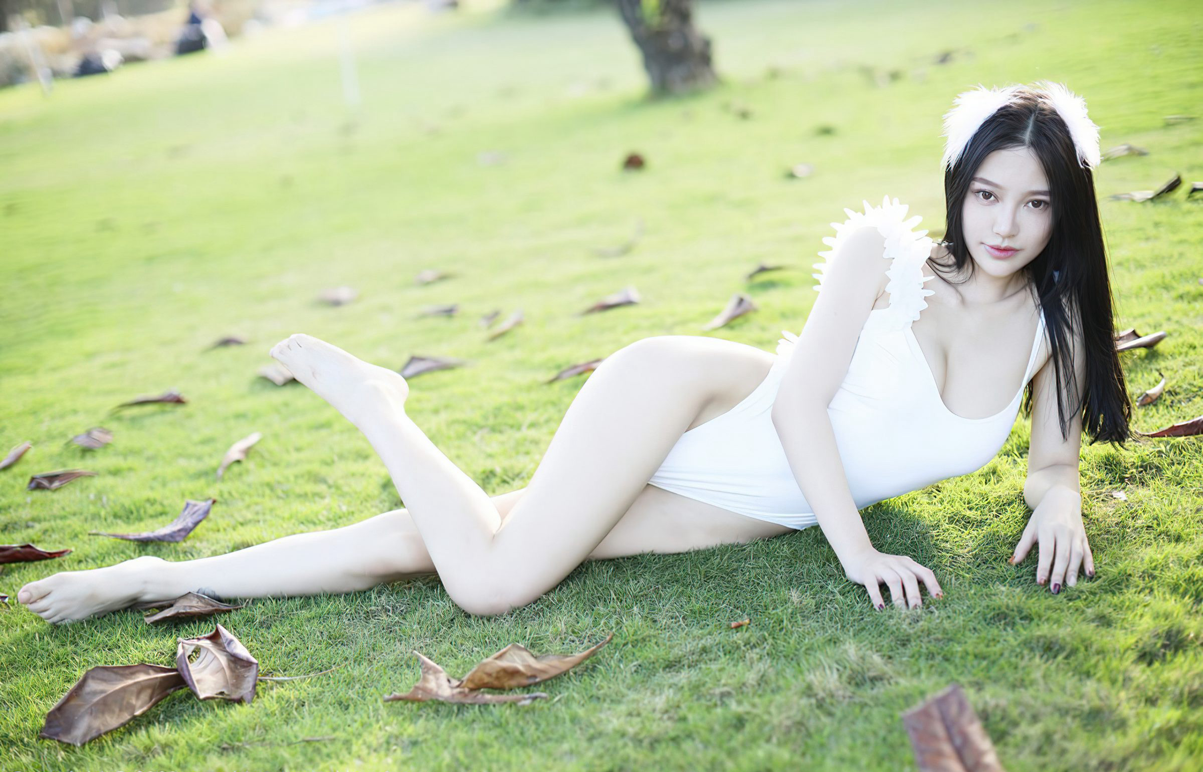 唐琪儿2021性感紧身情趣内衣诱惑大胸风骚写真