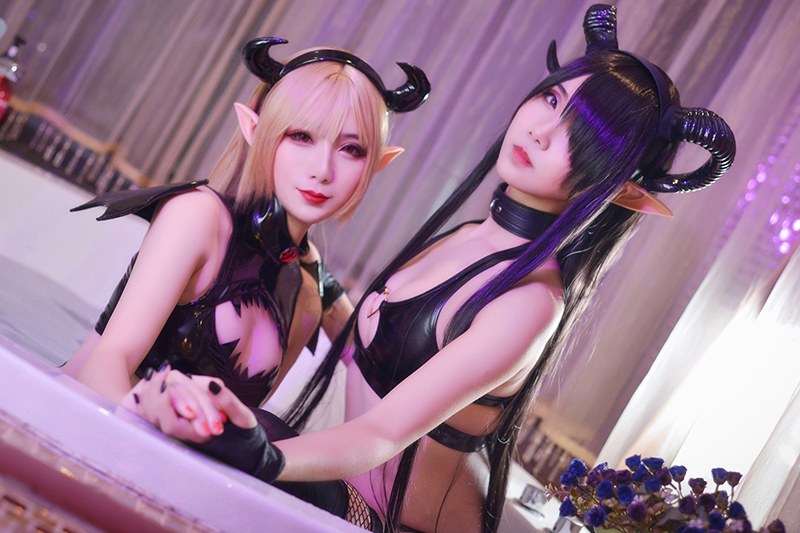 万圣恶魔晓美嫣双人缠绵激情一夜