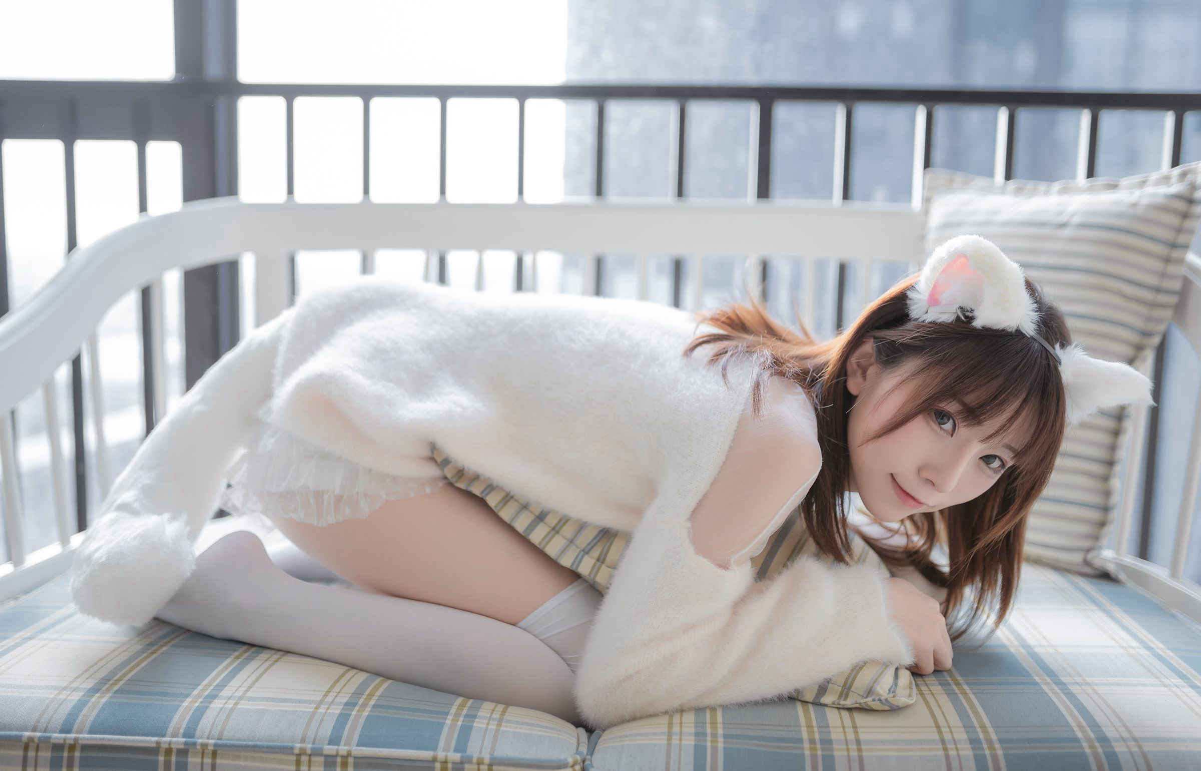 绮太郎白丝美腿大尺度美腿高清cosplay超污图