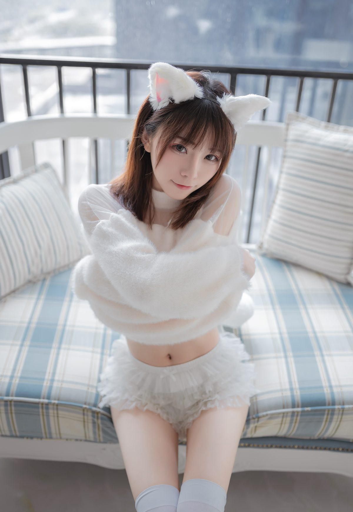 绮太郎白丝美腿大尺度美腿高清cosplay超污图