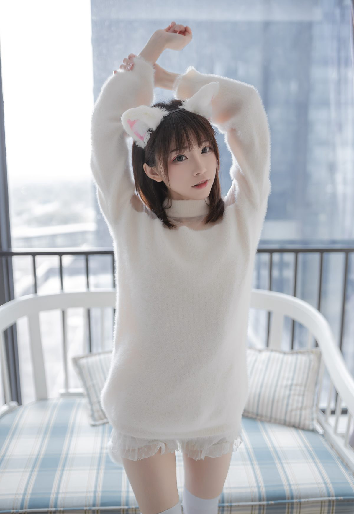 绮太郎白丝美腿大尺度美腿高清cosplay超污图