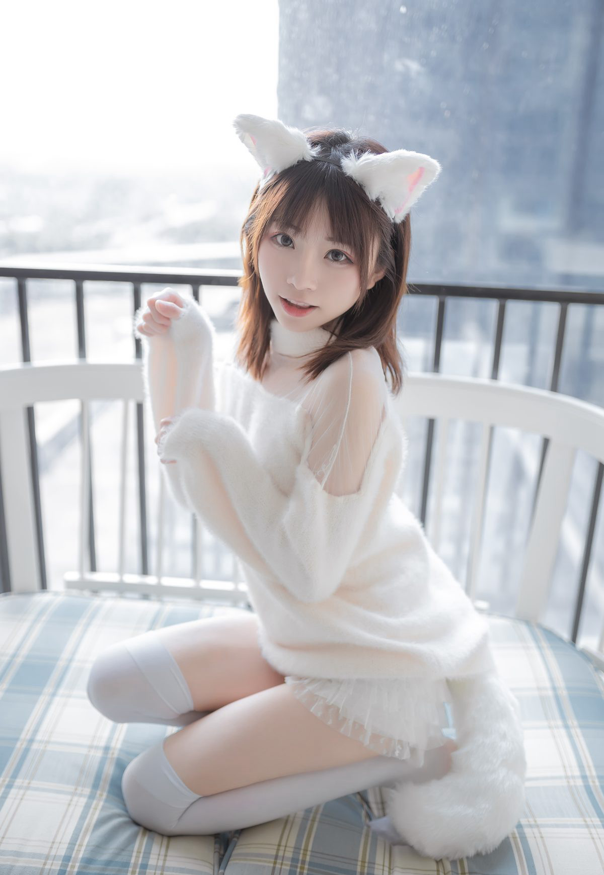 绮太郎白丝美腿大尺度美腿高清cosplay超污图