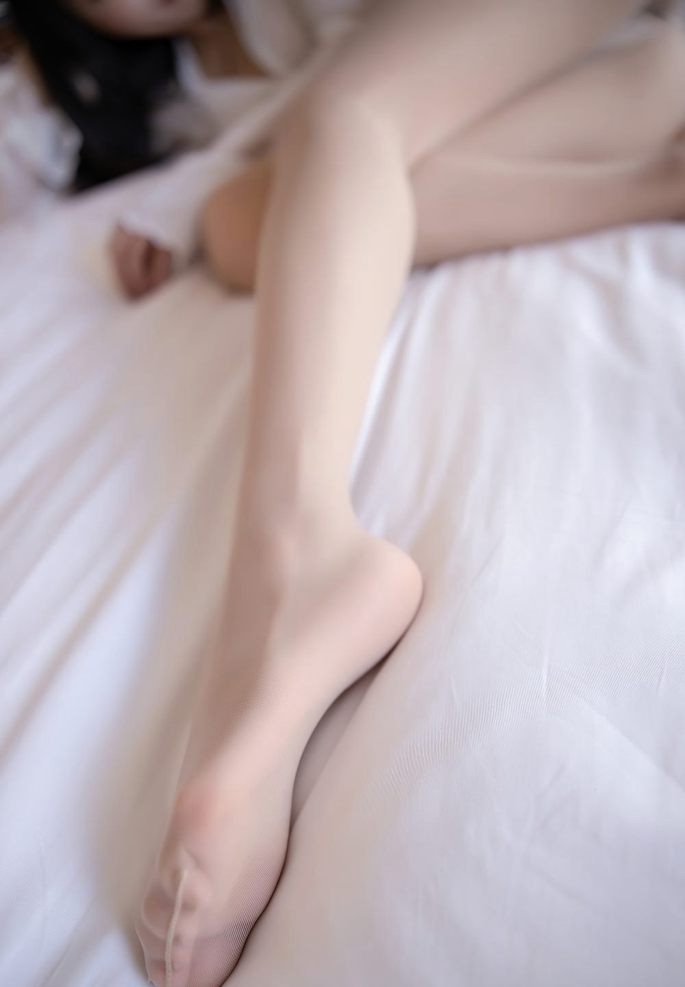 蜜桃酱性感极品长腿肉丝袜高跟高清图足控福利