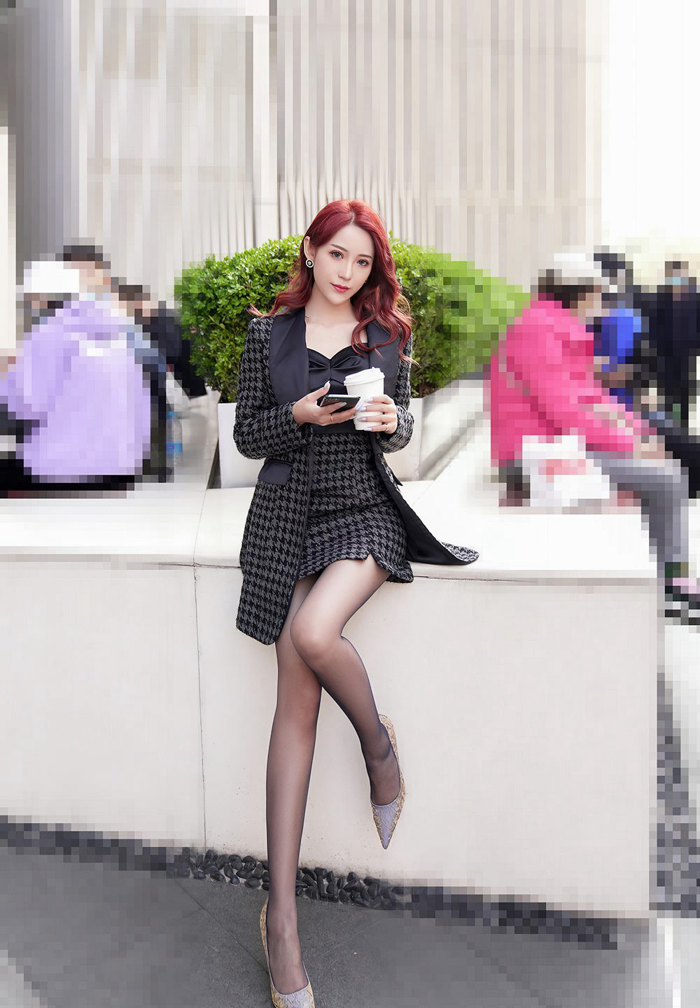 周慕汐2021性感制服秘书高跟脱黑丝袜剧情性感写真