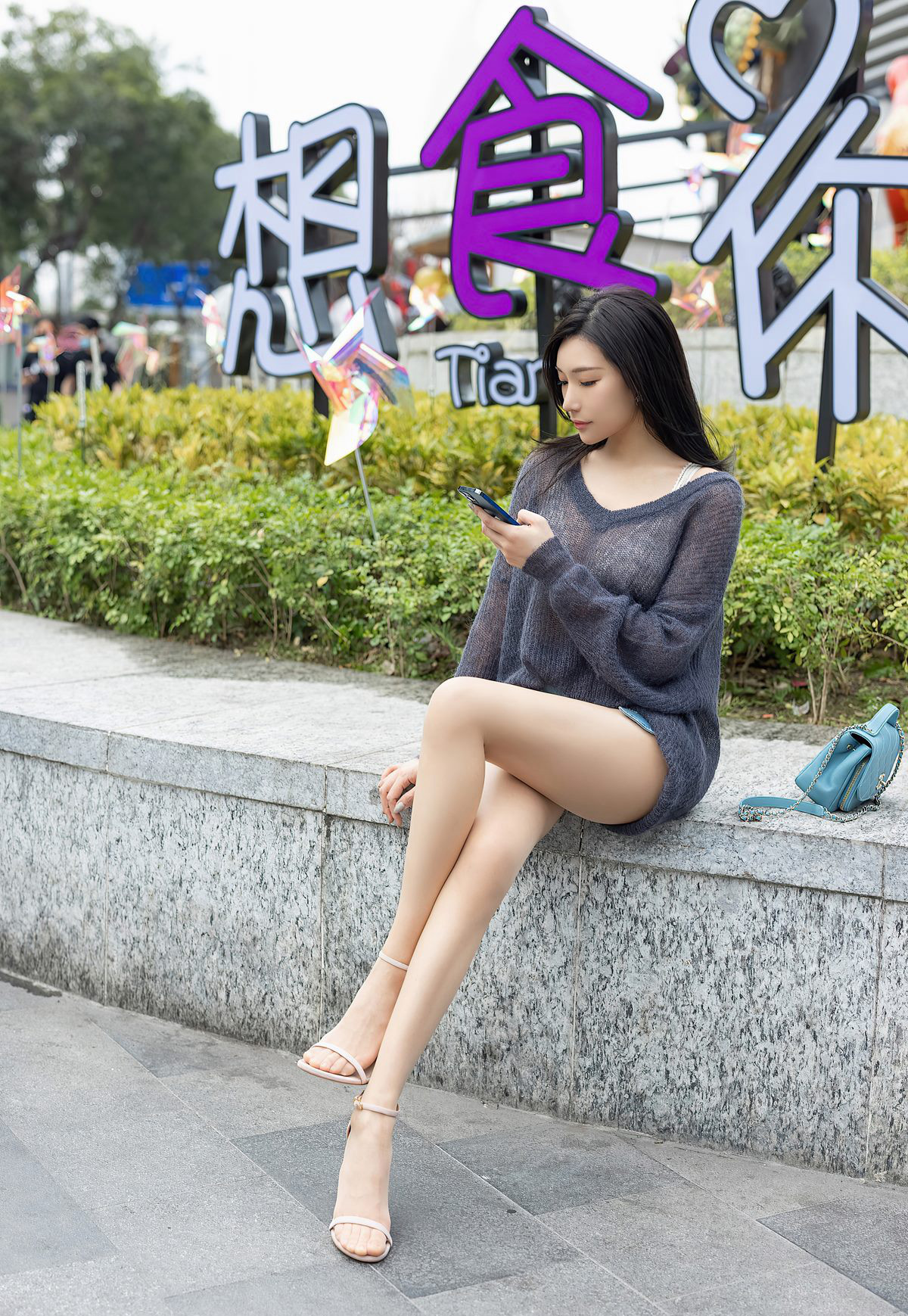 爱蜜社性感热裤小狐狸诱惑肉丝袜高清玉足极品美腿高跟