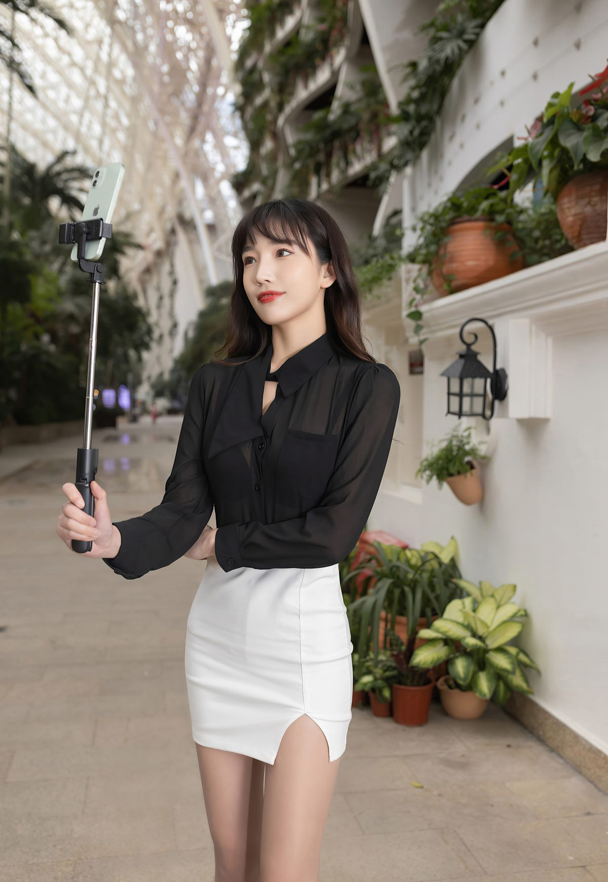 性感秘书陆萱萱风骚肉丝袜包臀裙极品美腿高清美女图片