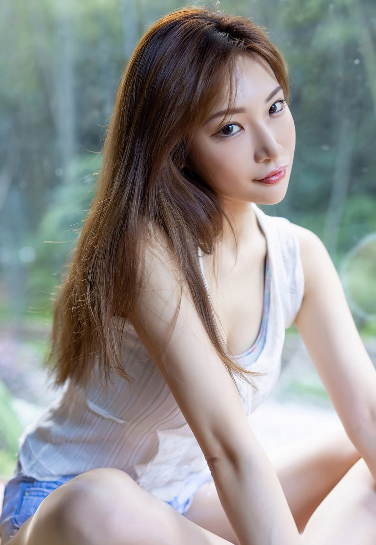 爱蜜社肉丝无内嫩模小狐狸诱惑热裤极品美腿玉足2022高清套图