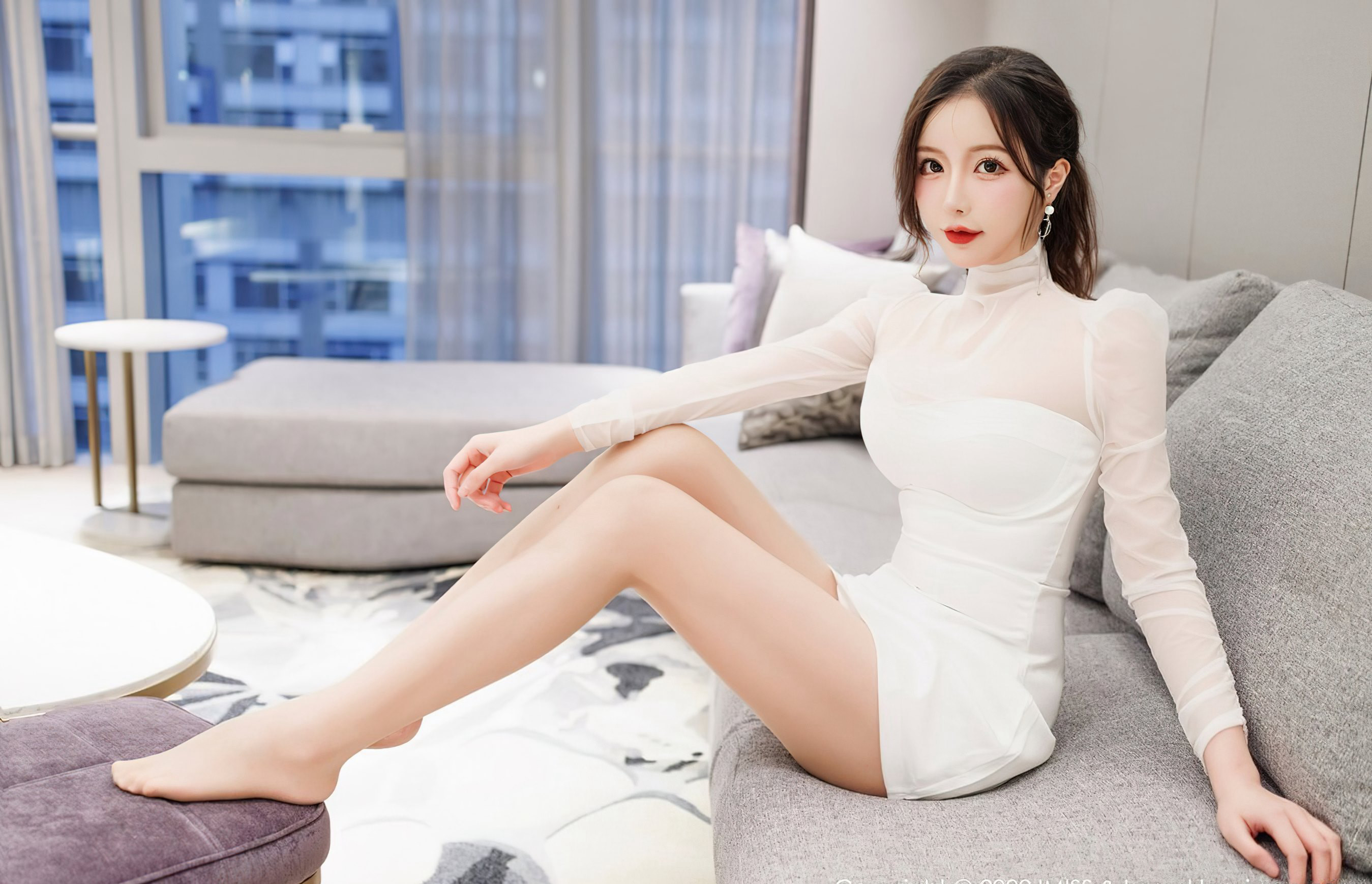 爱蜜社尤物翘臀美骚妇肉丝玉足极品美腿高级酒店风骚姿势