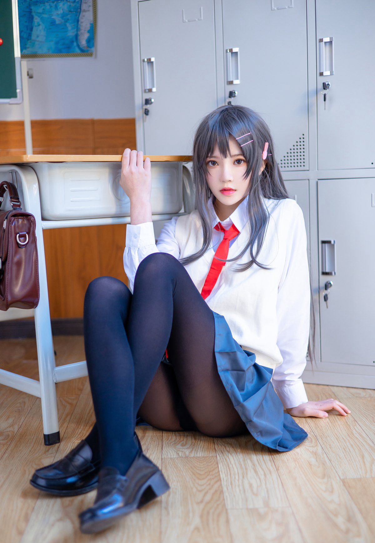 桜桃喵2022性感兔女郎黑丝袜超污黑丝美女cos污图