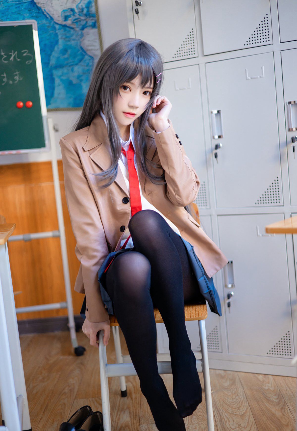 桜桃喵2022性感兔女郎黑丝袜超污黑丝美女cos污图