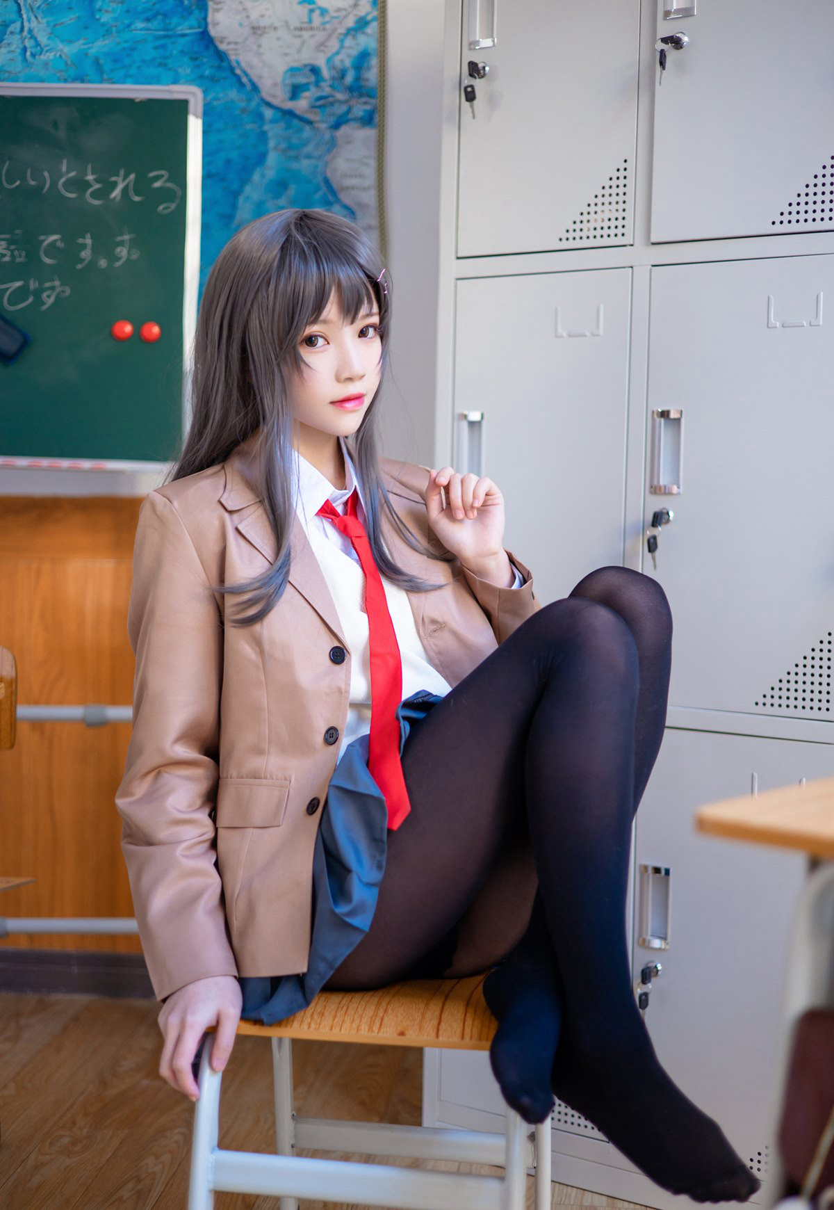 桜桃喵2022性感兔女郎黑丝袜超污黑丝美女cos污图