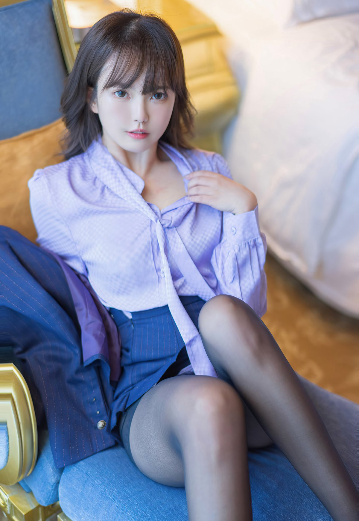 美女大胆写真办公室肉色丝袜极品诱惑性感丰满大胸秘书