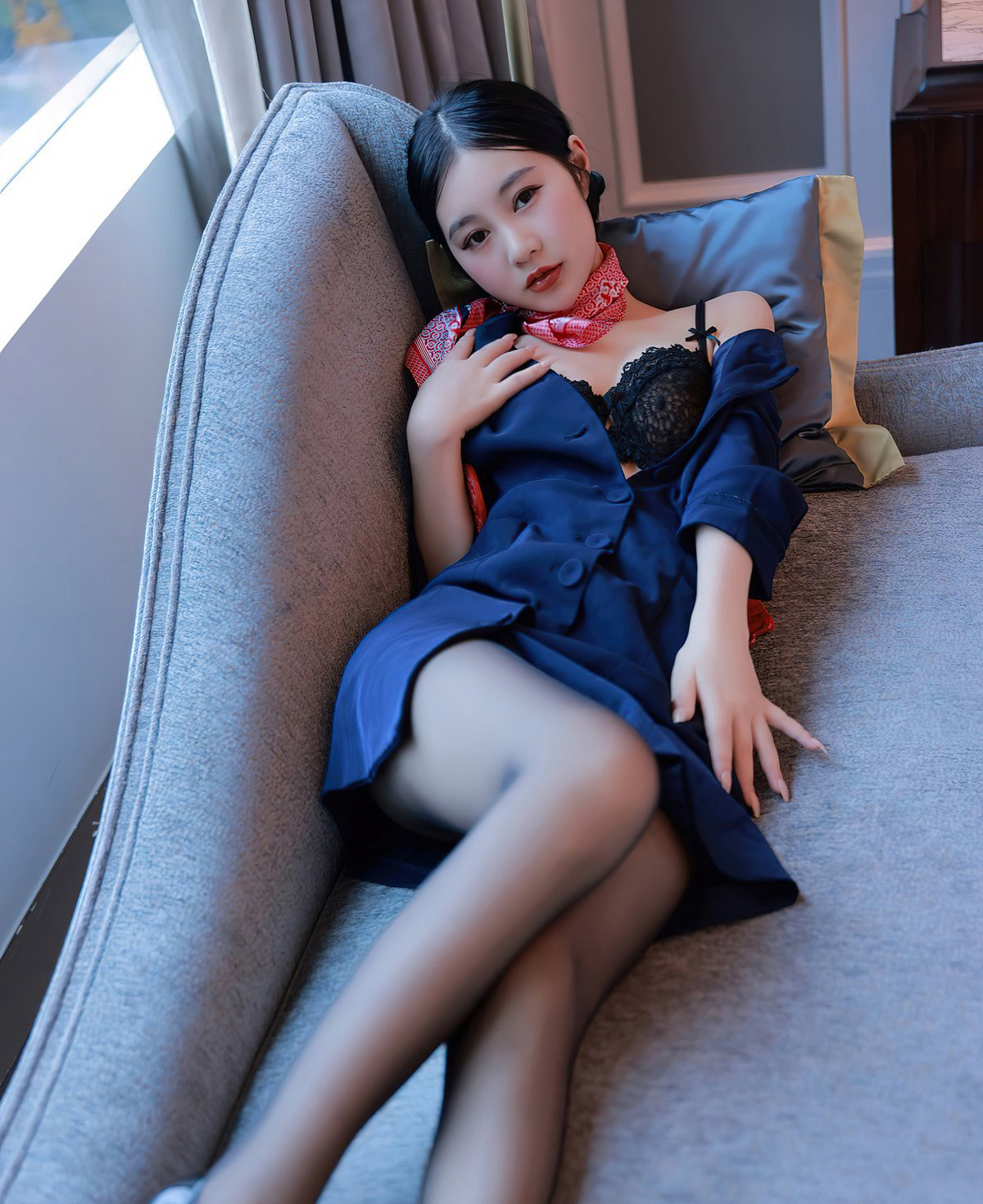 性感空姐91精品国产福利尤物激情丝袜黑色超薄无内