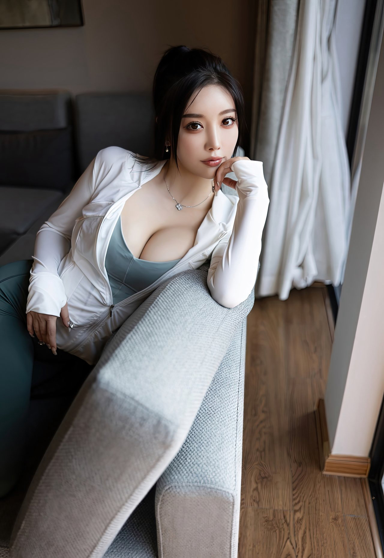 杨晨晨肉丝裸胸美女娇嫩翘臀后进18p激情销魂拔丝袜