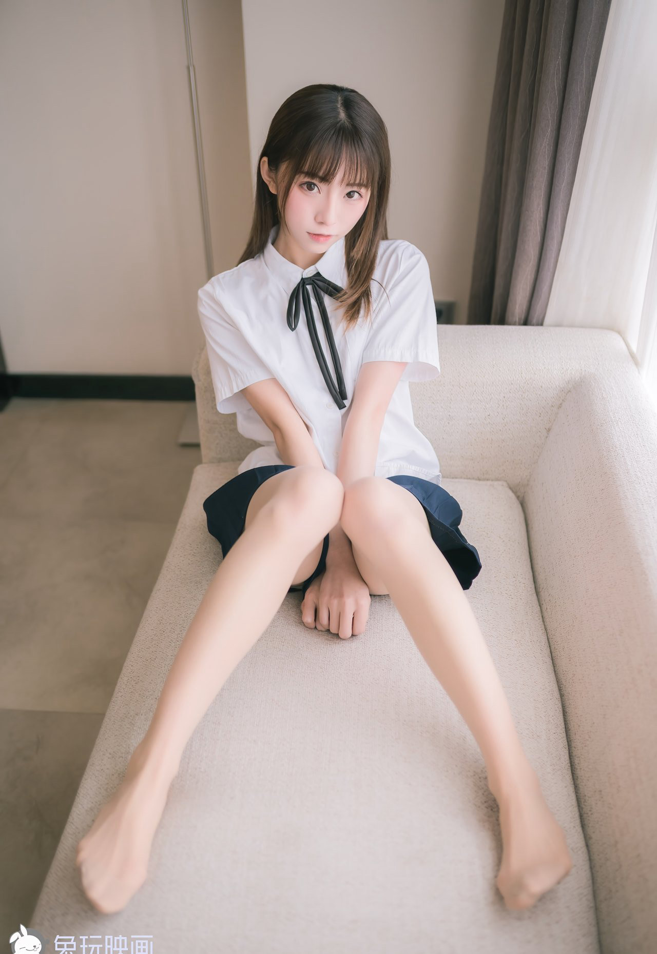 小清新JK妹子女生性感图片美腿COSPLAY美女套图