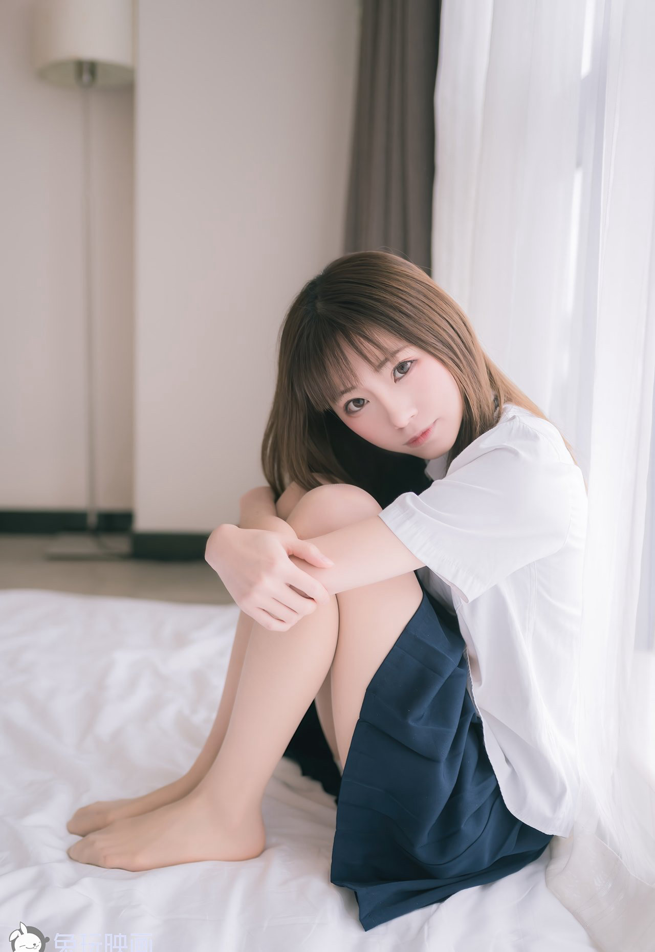 小清新JK妹子女生性感图片美腿COSPLAY美女套图