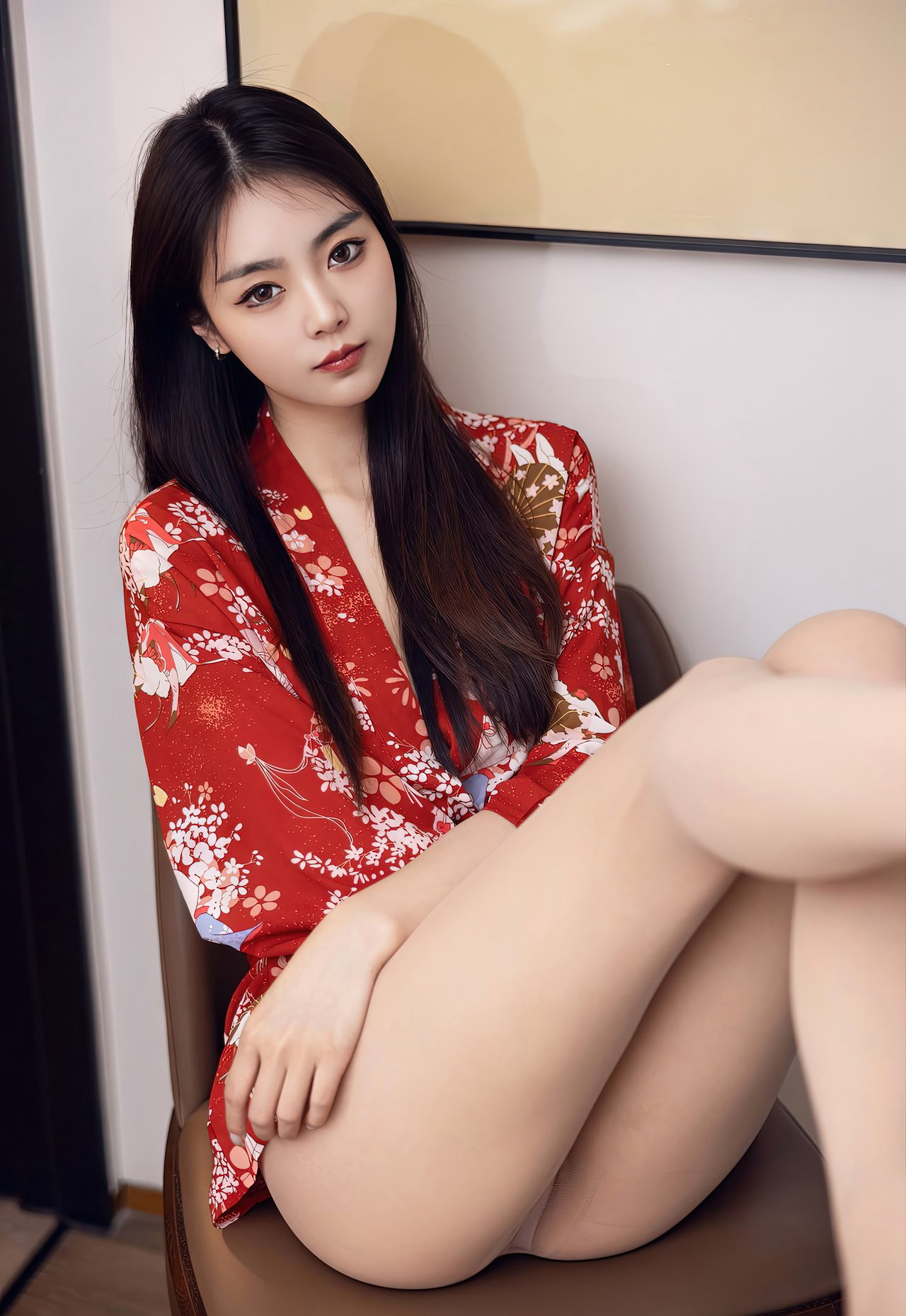 国模大尺度私拍放荡情趣丝袜校花尤蜜荟2022高清套图