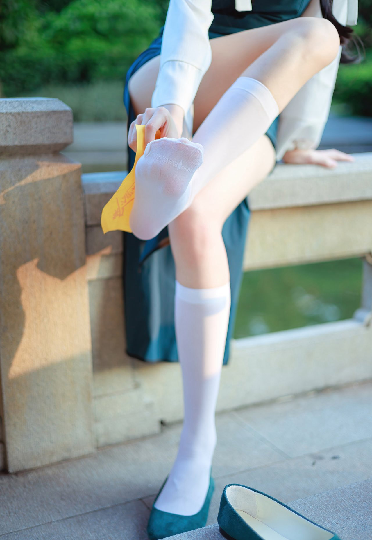 桜桃喵COS白丝旗袍美女污二次元美女白丝美腿