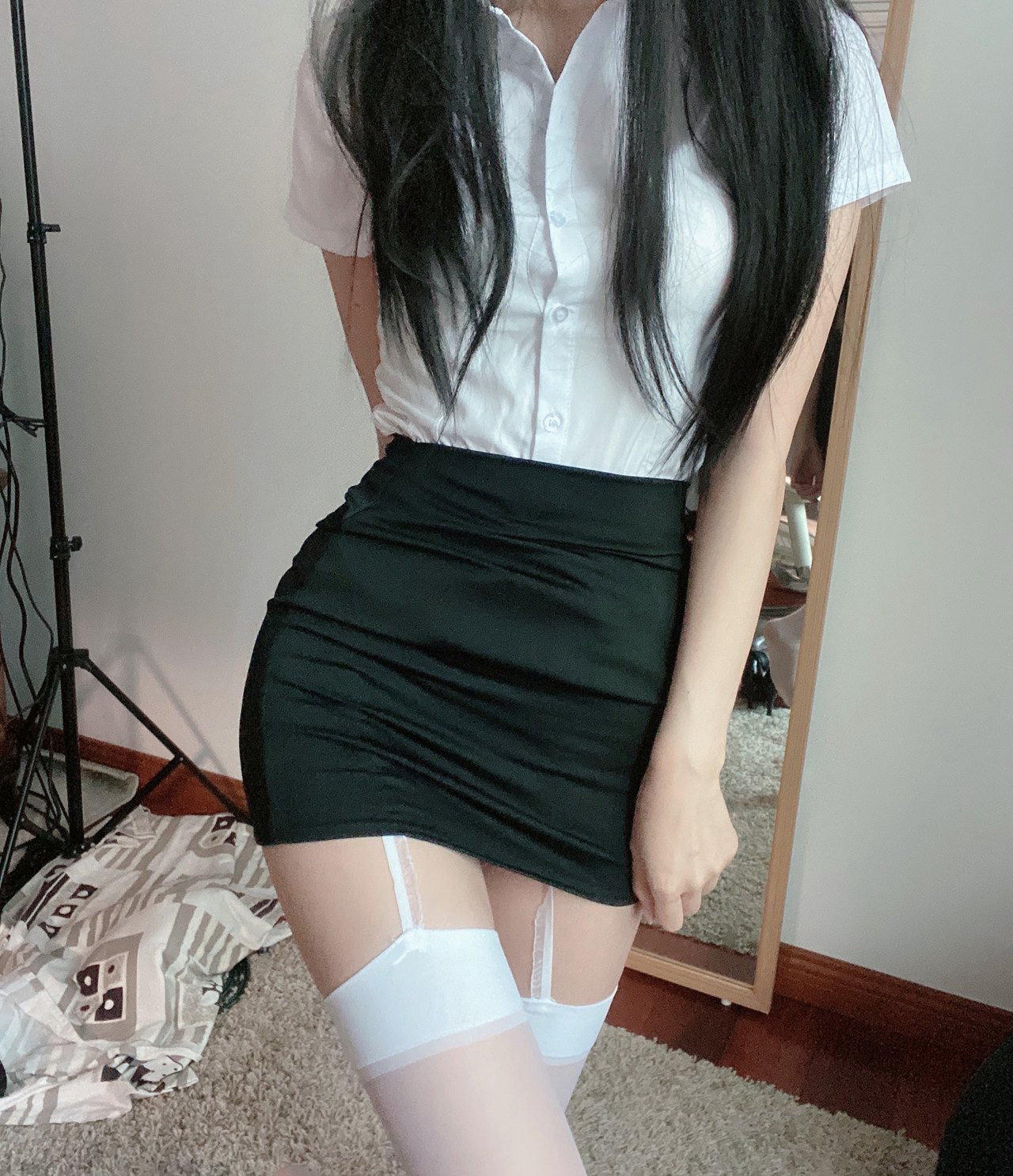 51酱美女老师cosplay大尺度超污动漫美女白丝美腿