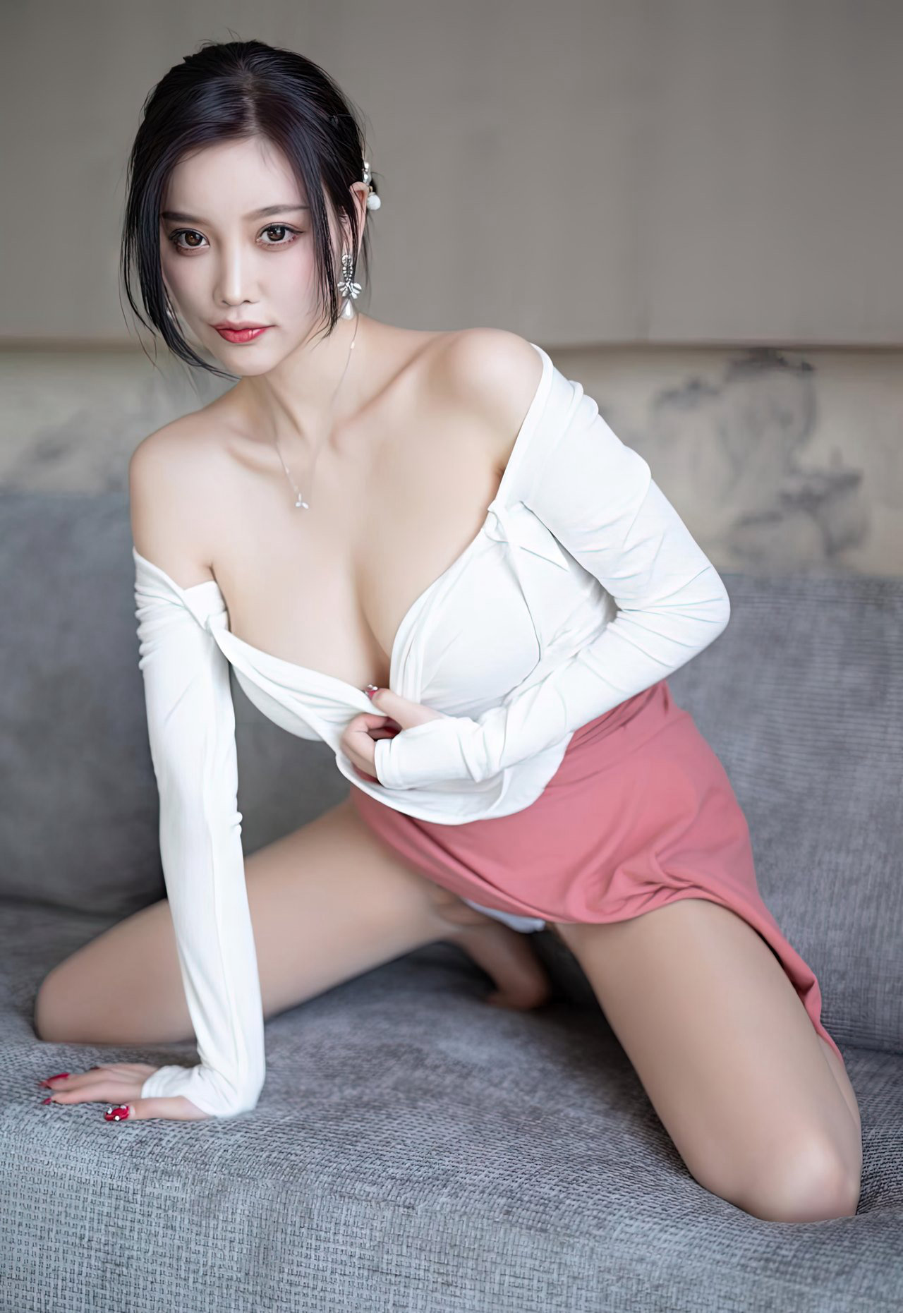 杨晨晨肉丝无内丝袜大尺度福利写真美腿丝袜国产精品第一页