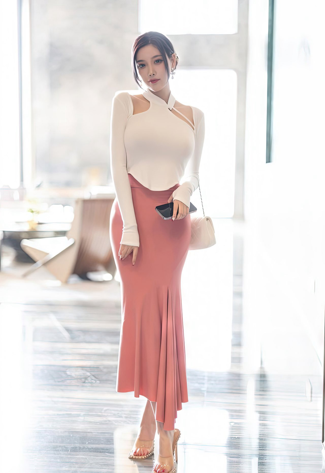 杨晨晨肉丝无内丝袜大尺度福利写真美腿丝袜国产精品第一页