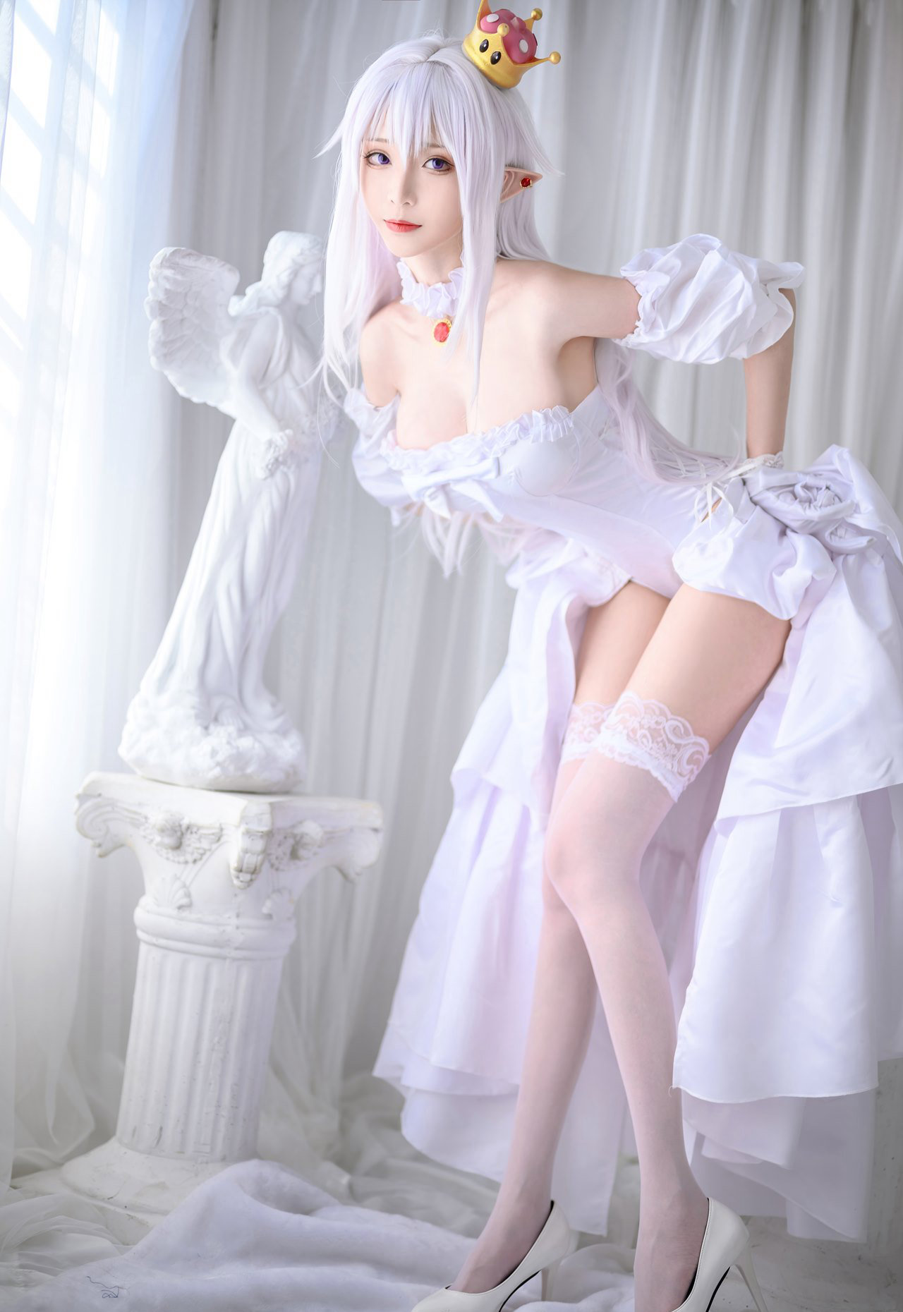 cos美女青青子极品白丝美腿玉足丝袜美图动漫美女无遮挡