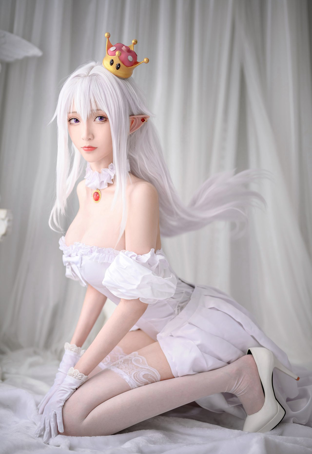 cos美女青青子极品白丝美腿玉足丝袜美图动漫美女无遮挡