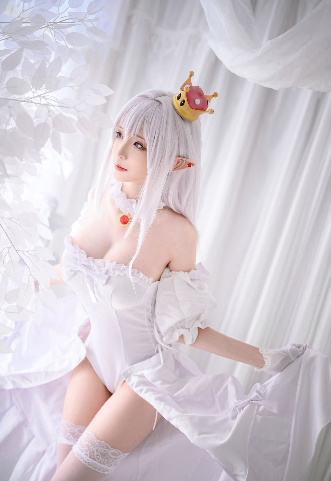 cos美女青青子极品白丝美腿玉足丝袜美图动漫美女无遮挡