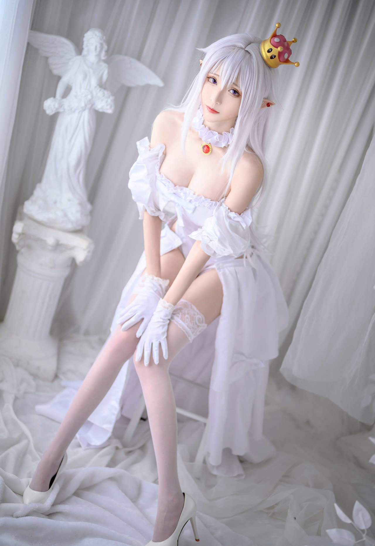 cos美女青青子极品白丝美腿玉足丝袜美图动漫美女无遮挡